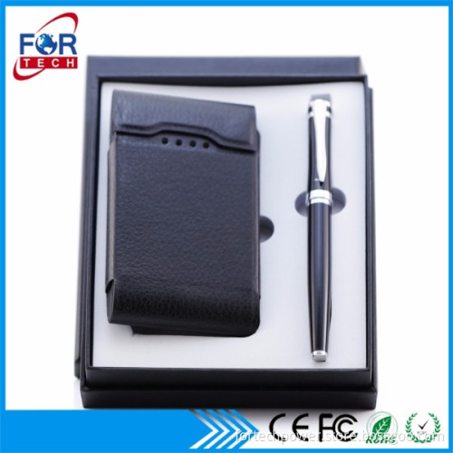 Promotional Custom Logo Business Key Chain And Pen, Power Banks Gift Set Items For Corporate Gift